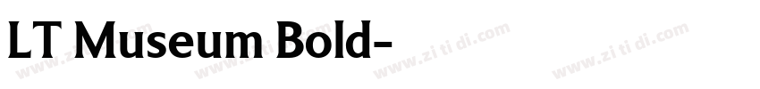 LT Museum Bold字体转换